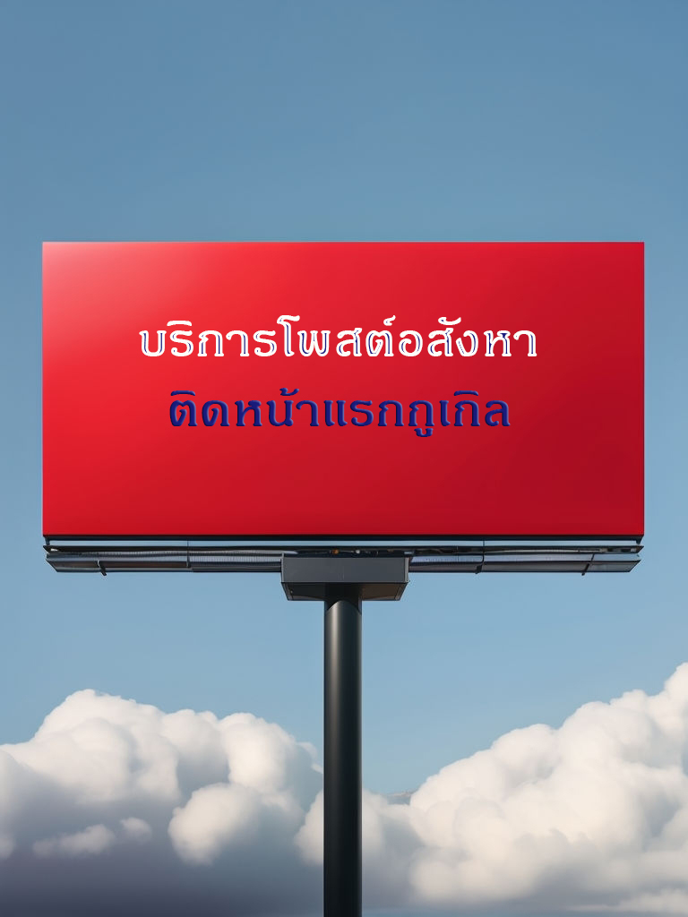 บริการ ประกาศ บ้านที่ดิน บริการโพสต์อสังหา 190บ/ด ติดกูเกิลถึง30คำ รับจ้างโพสต์ขายบ้าน