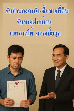 ประกาศ ที่ดิน ใจดีให้คำปรึกษาฟรี,ปัตตานียะลานราธิวาส รับจำนองจำนำที่ดินดอกเบี้ยถูกภาคใต้ ในเขตสงขลาพัทลุงสตูล ตรงกับนายทุนคุยง่าย ไม่ผ่านนายหน้า